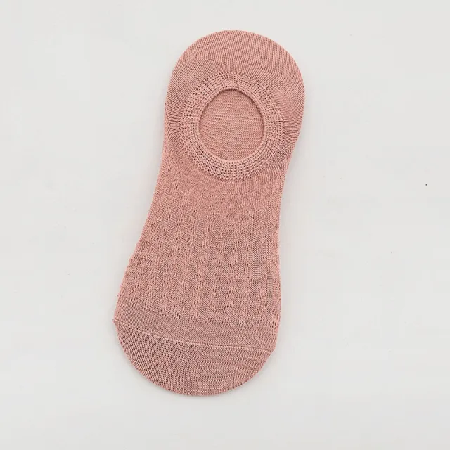 Thin Absorb Sweat Breathable Invisible Silicone Non slip Boat Socks Dark Pink - Shop at LoveMi