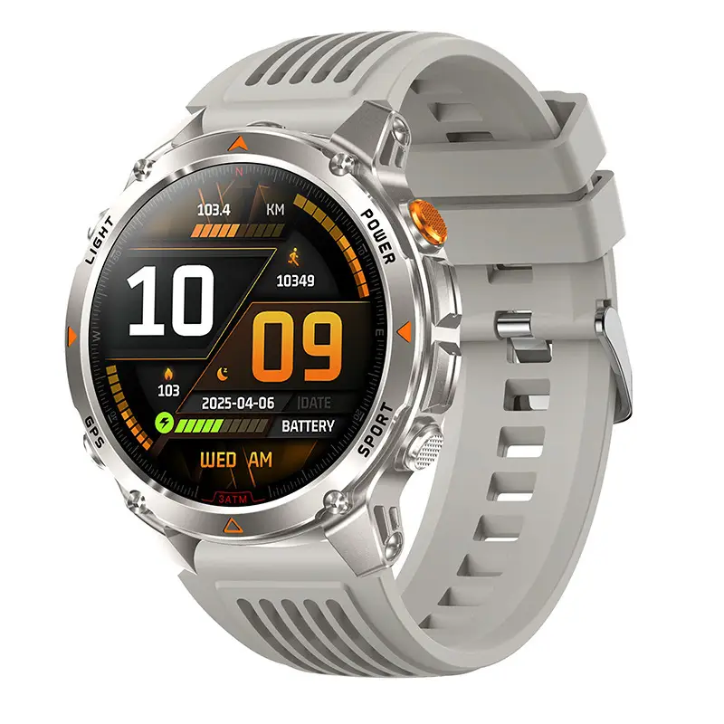 Smart GPS Flashlight Compass Bluetooth Calling Outdoor Sports Watch