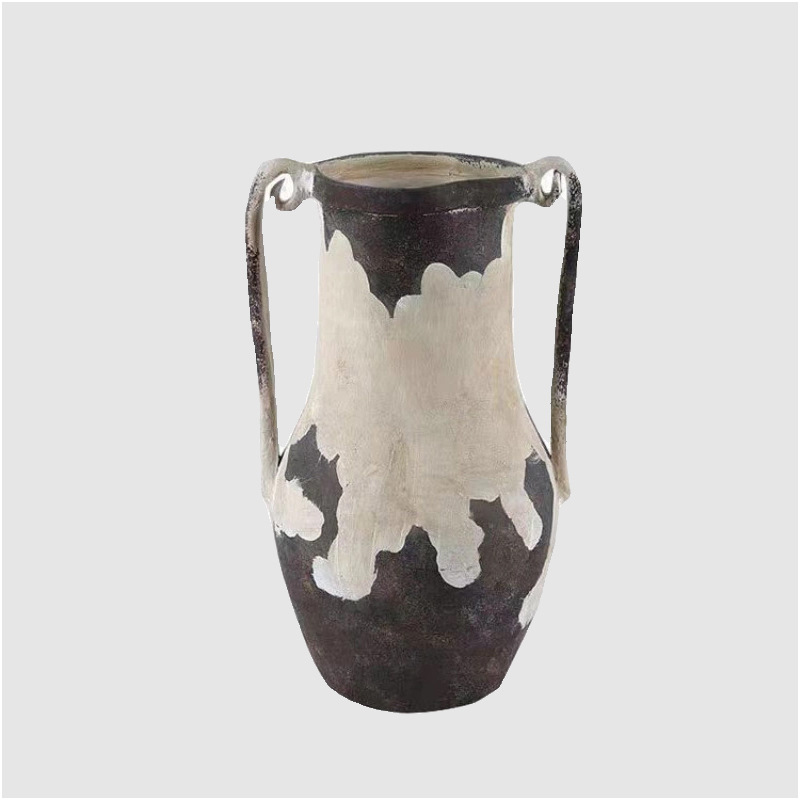 Retro Wabi-Sabi Style Vase Ornament Decorative Flower Pot, picture 3 of 5