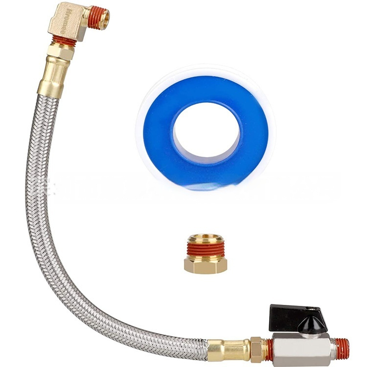 14NPT External Thread Brass Quick Connector Air Compressor With Ball Valve Set