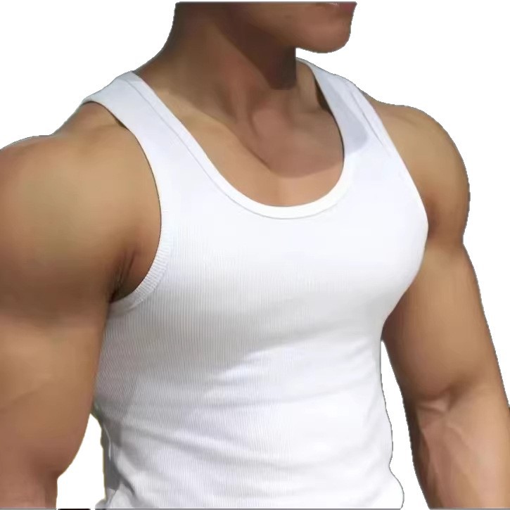 Mens Sleeveless Sports Vest Stretchy And Quick-Drying