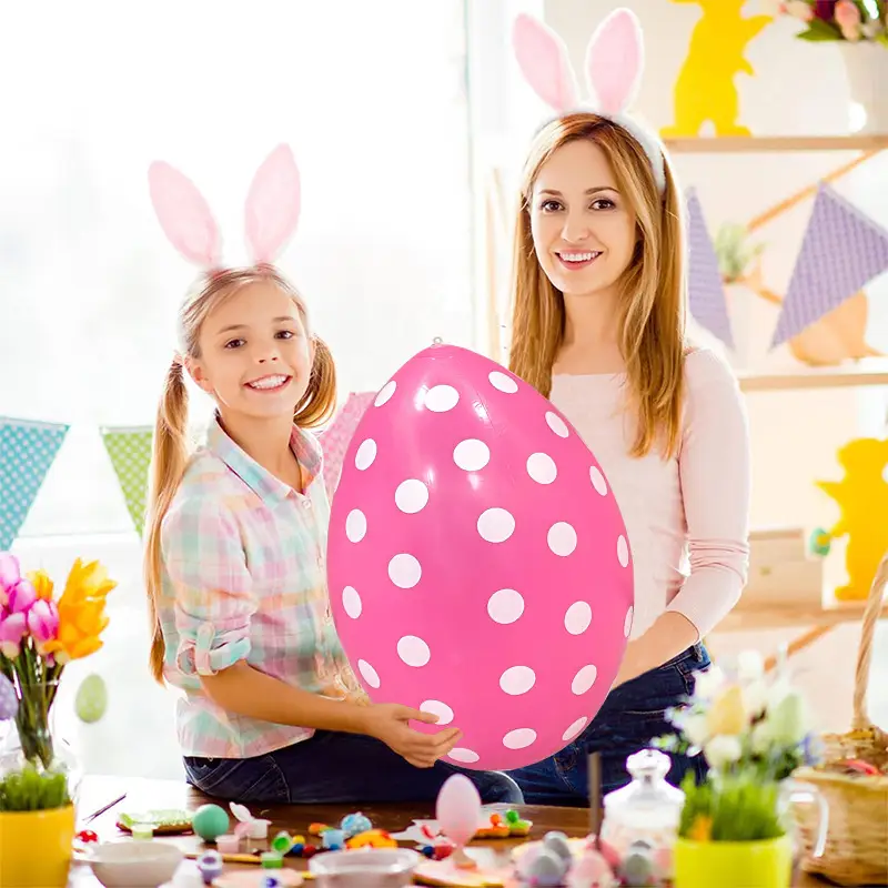 Outdoor Patio Atmosphere Decoration Props Easter Decoration Polka Dot Balls