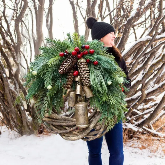 Christmas Door Hanging Christmas Wall Decoration Bell 1 - Shop at LoveMi