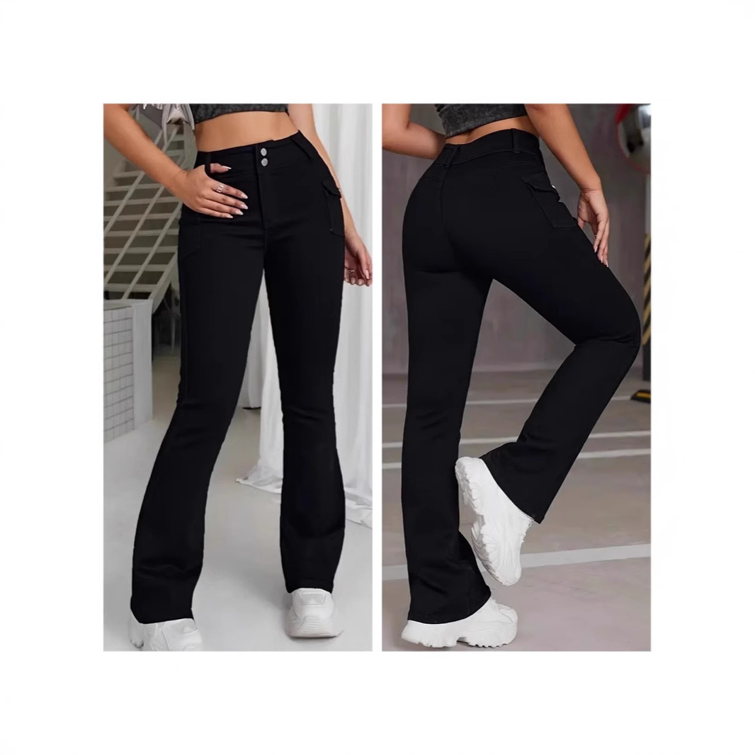Elastic  Slim-Fit Versatile Womens Jeans