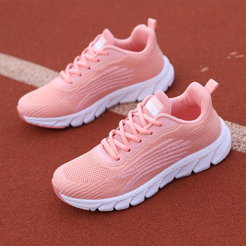 Men's And Women's Flying Woven Breathable Running Shoes Couple's Casual Sneakers — foto 23