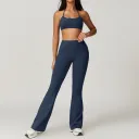Bra Flared Pants Badge Blue