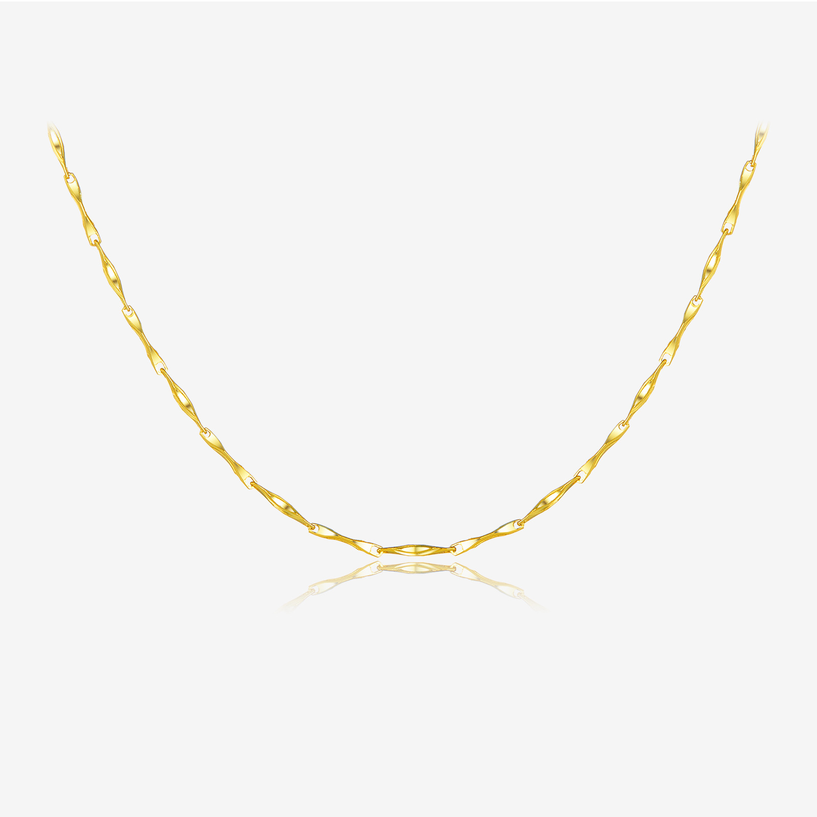 S925 Sterling Silver Necklace For Women Without Pendants Choker Single Chain Box Chain