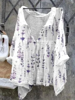 Fashion Women's Shirt Landscape Printing - B42Sk8C20240711B - View 1