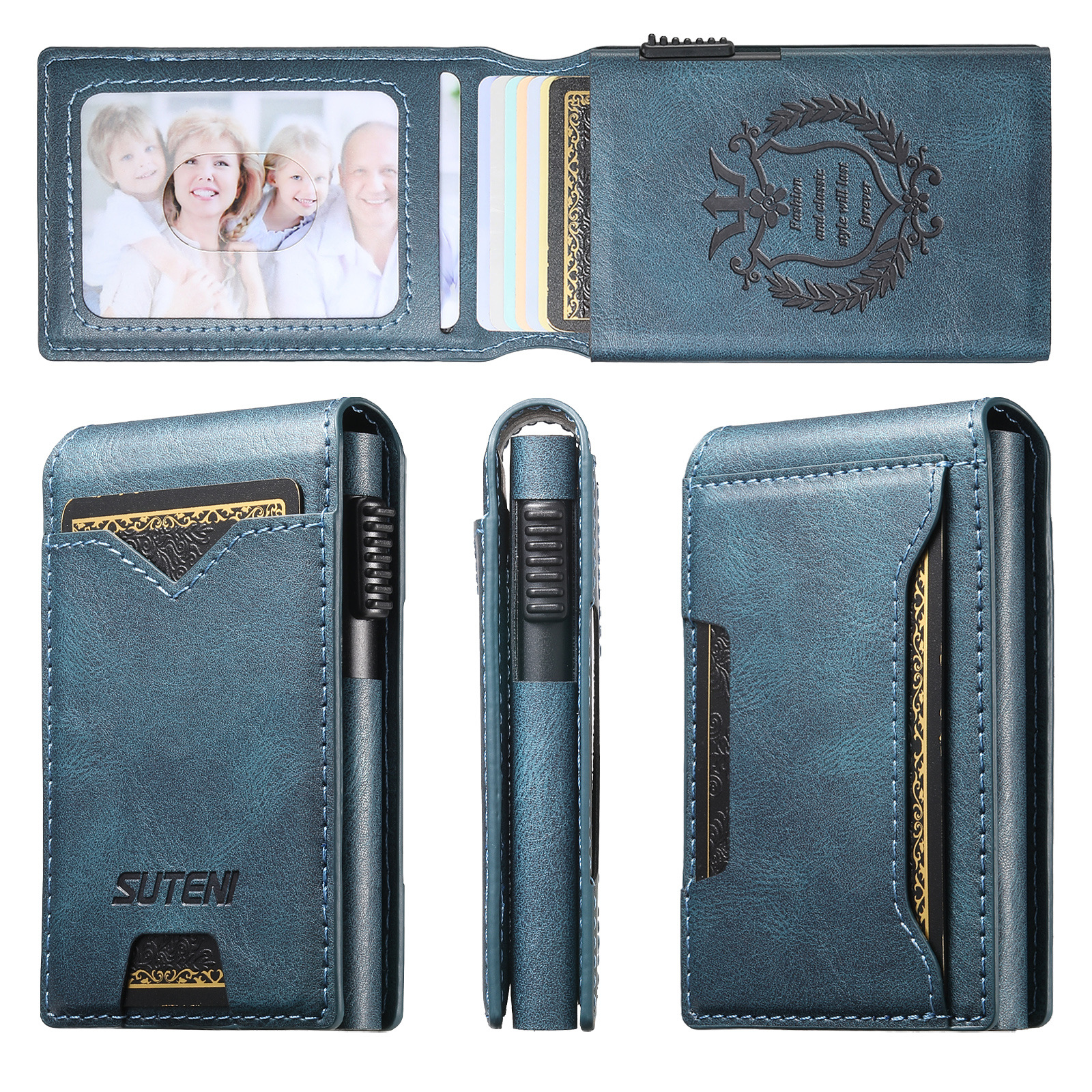 Oil-wax Grain Glossy Full-wrap Leather Card Holder 27 647705ec efdb 4a86 a5b1 0f6ec6d120e7
