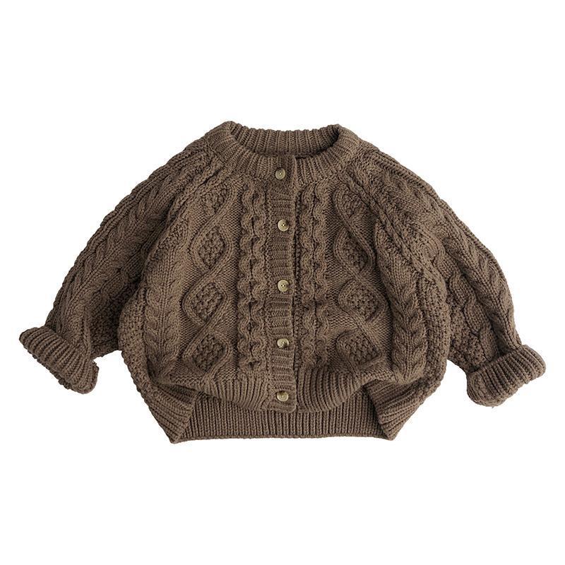 Title 14, Maglione in maglia spessa stile Baby Idle, capp...