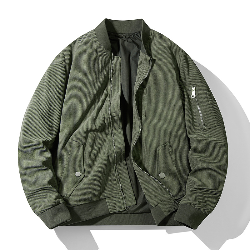 Men's Corduroy Loose Baseball Uniform