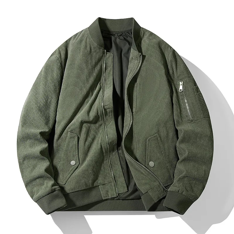 Men's Corduroy Loose Baseball Uniform