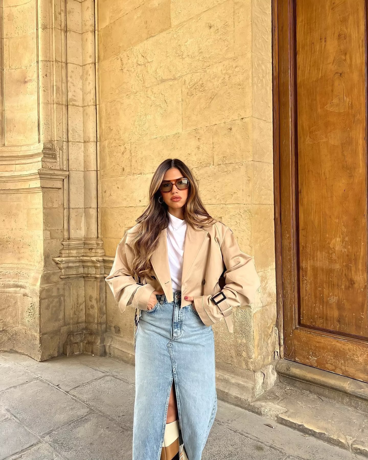 European And American Style Women's Short Cut Windbreaker