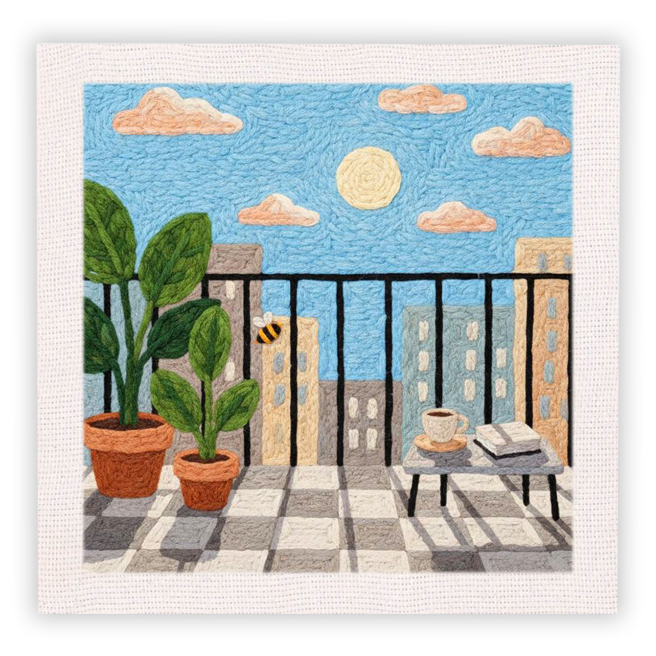 Square Poke-and-pop Craft DIY Kit