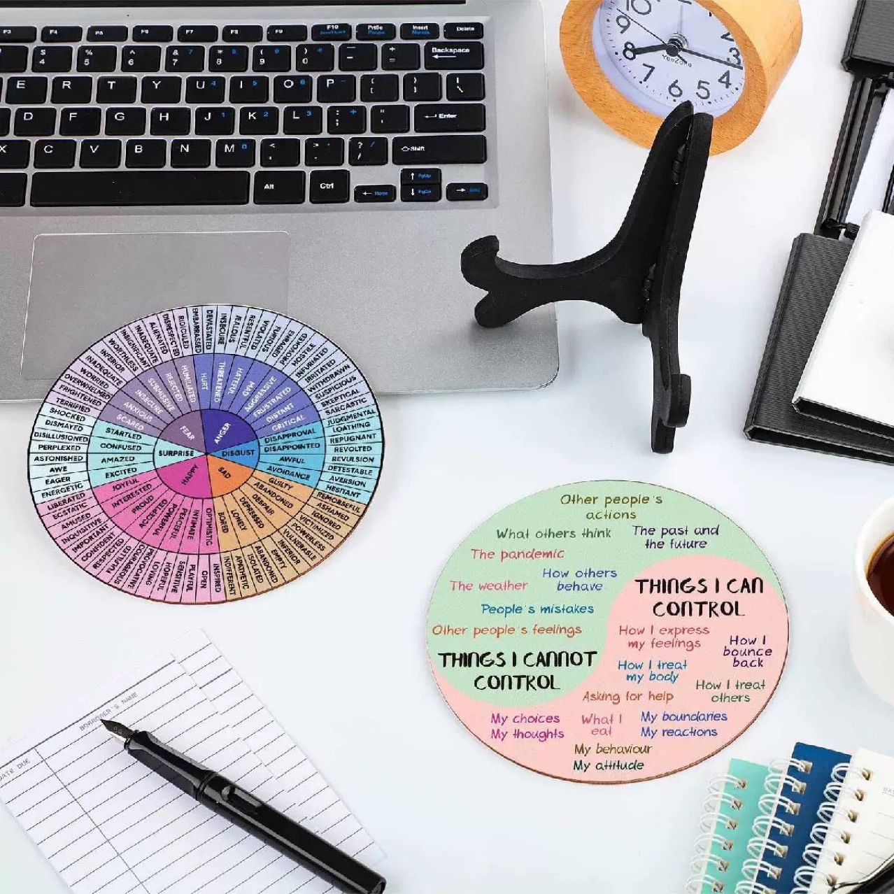 Cross-Border Calming Mood Wheel Diagram Mental Health Decorative Ornaments - Image 1
