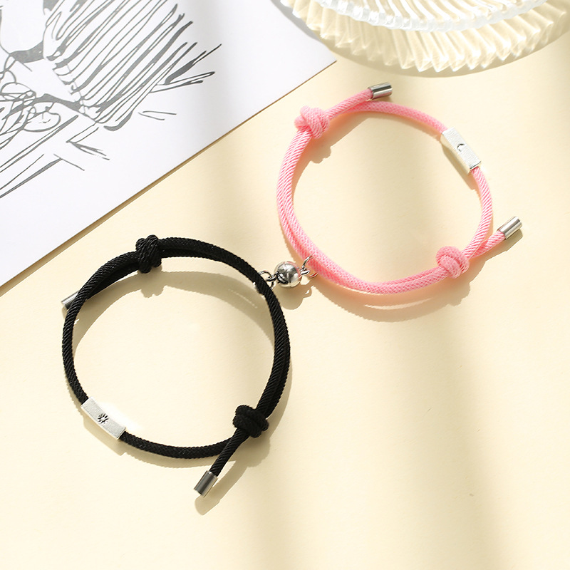 Title 8, Alloy Sun And Moon Couple Bracelets A Pair