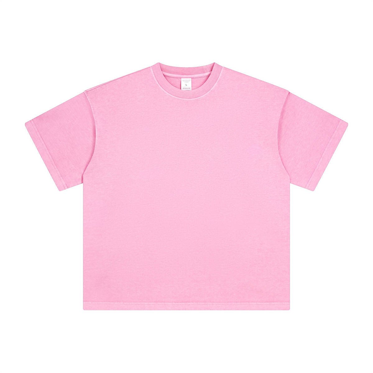 Short Sleeve Washed Pink