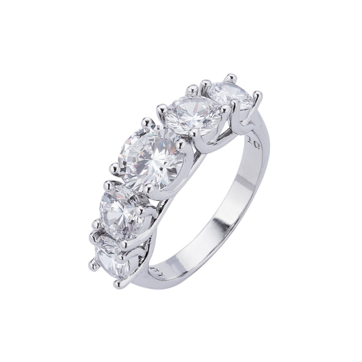 Light-luxury Moissanite Ring For Women Niche Design