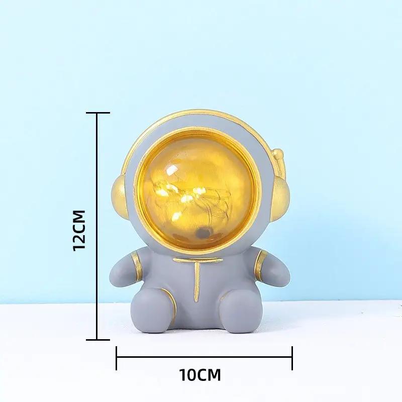 Creative Astronaut Cartoon Piggy Bank Small Night Lamp