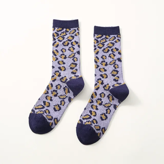 Women's Cotton Socks Leopard Print - Shop at LoveMi