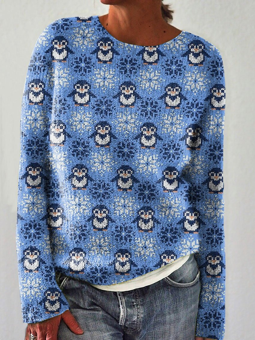 Christmas Popular 3D Digital Printing Loose Pullover Thickened Spring Sweater Llwdz013 3Xl - Shop at LoveMi