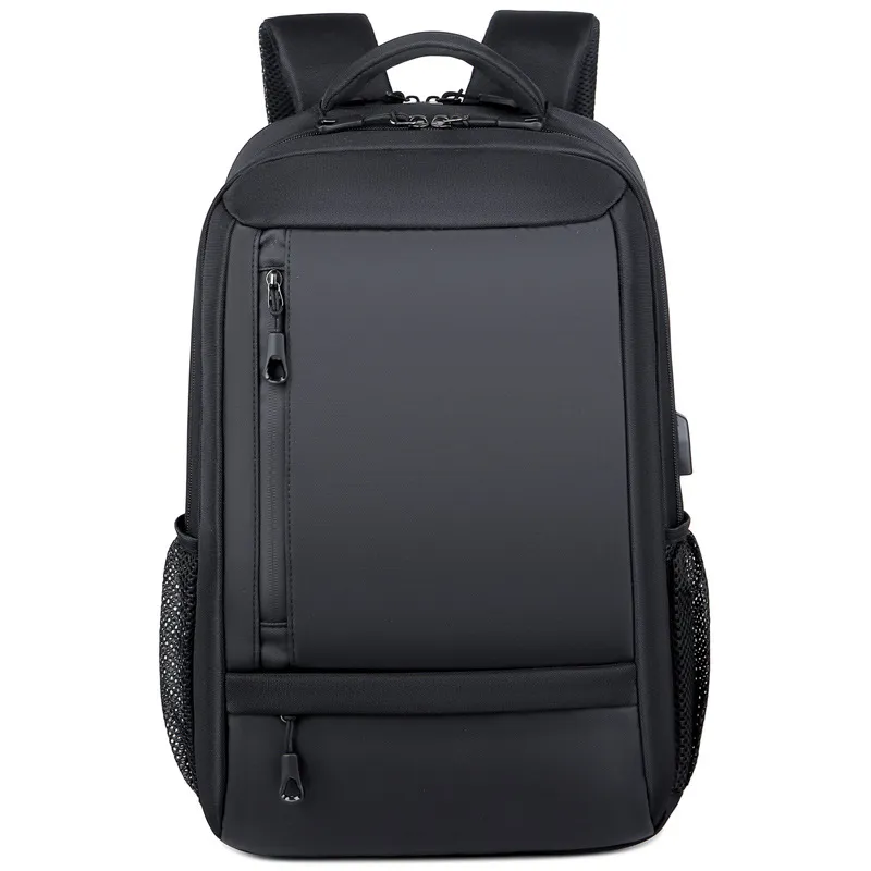 Men's Multi-functional Computer Backpack Simple Waterproof - Black