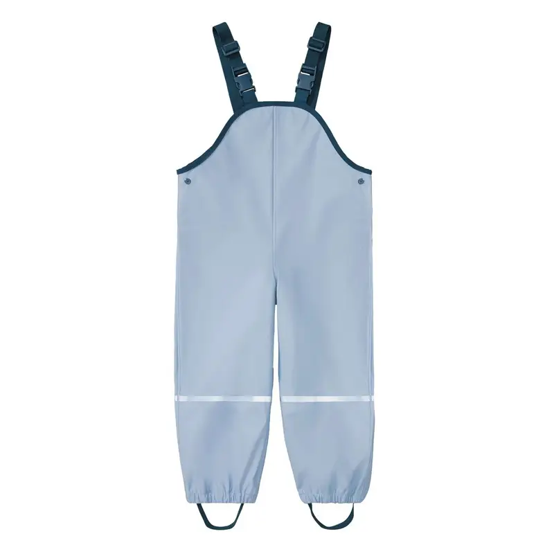 Children's Fleece-lined Waterproof Strap Rain Pants