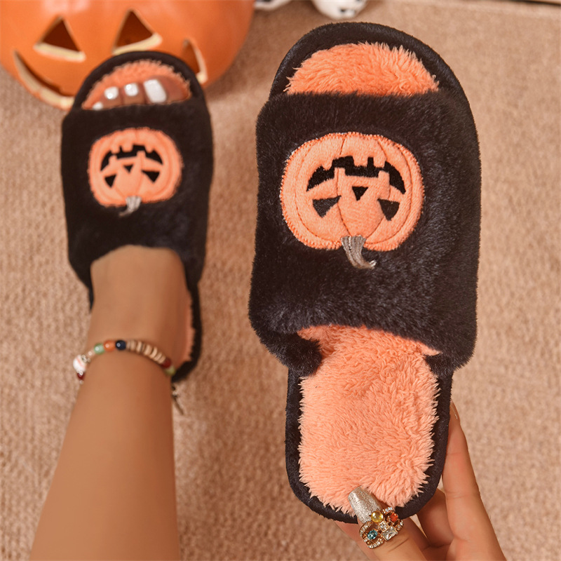 Couple's Thick-soled Non-slip Cotton Slippers