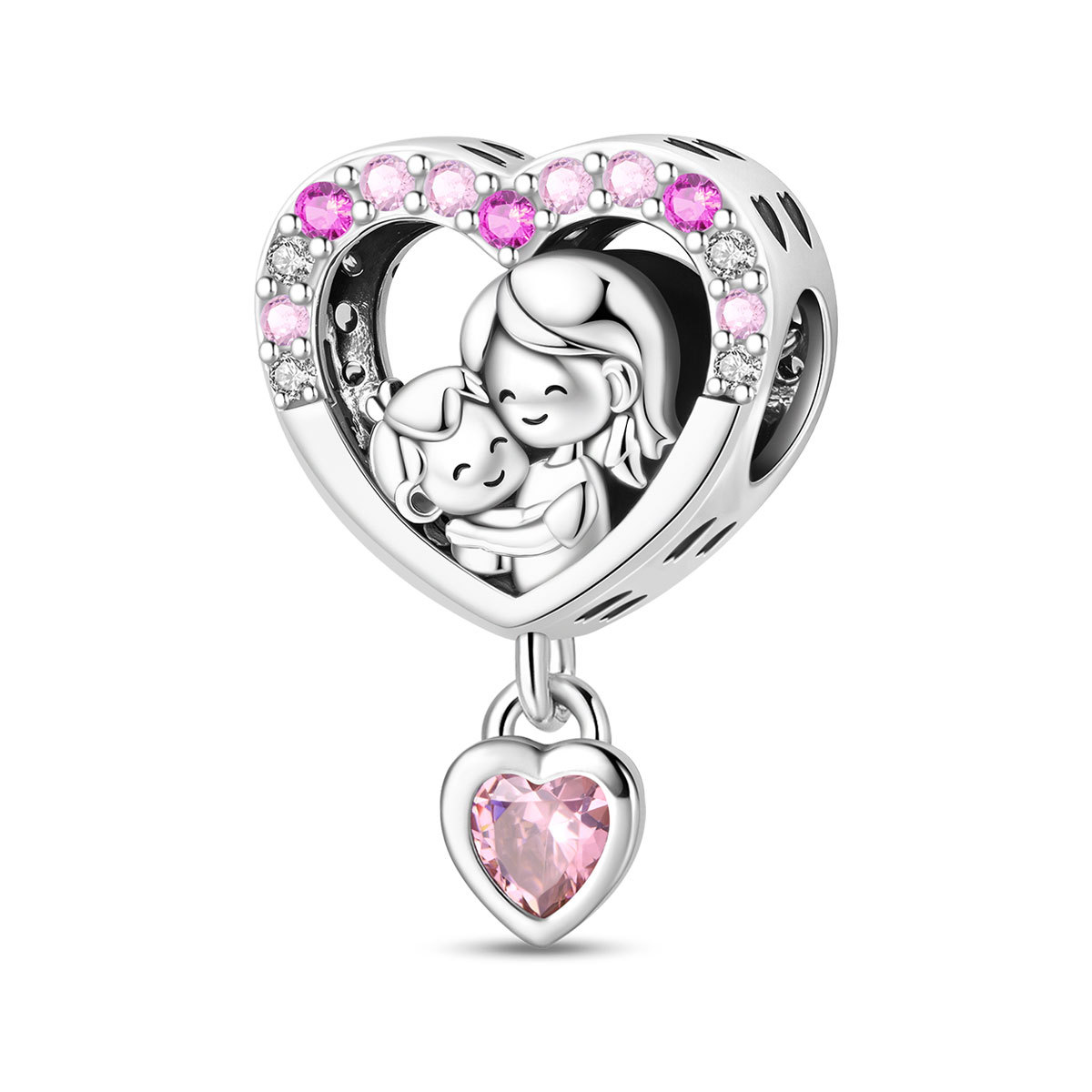 Silver-Plated Heart Pendant, picture 5 of 5