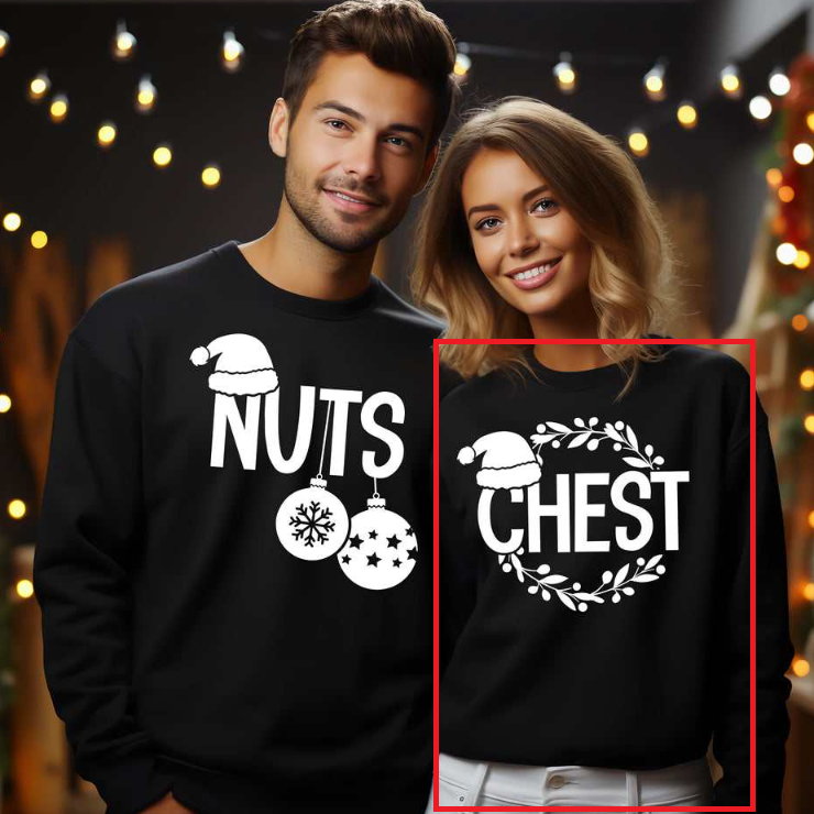 Chest Nuts European And American Autumn And Winter Round Neck Print Long Sleeves