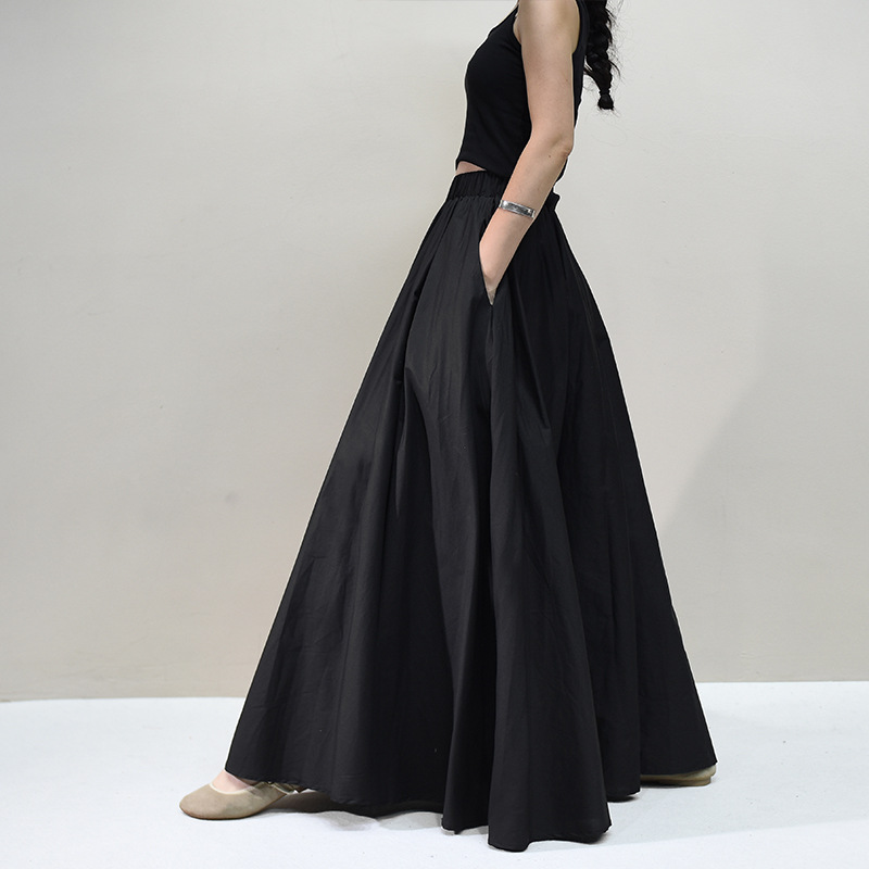 High-waisted Slimming Midi A Line Skirt That Flatters