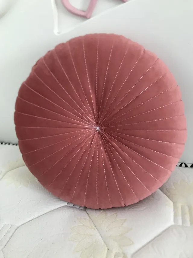Nordic Ins Solid Color Velvet Pumpkin Pillow Coral Orange - Shop at LoveMi