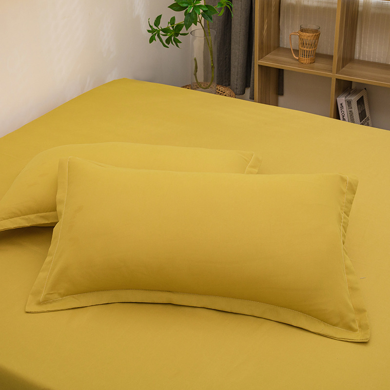 Bright Yellow Pillowcase