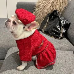 Pet Trendy Brand Popular Clothing - Red One Size Fits All - View 1