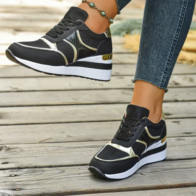 New Plus Size Casual Sneaker Women Black - Shop at LoveMi