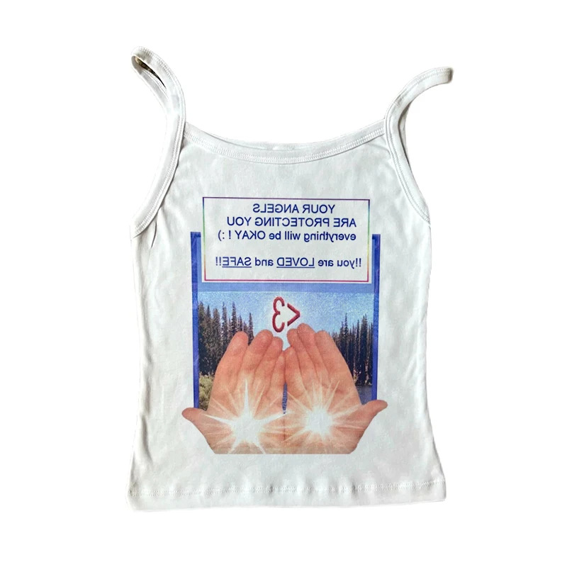 Womens Slim-fit Short T-shirt With A Crew Neck And Letter Print