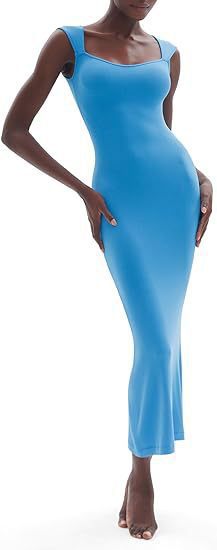 Womens Form-fitting Mermaid-style Long Dress
