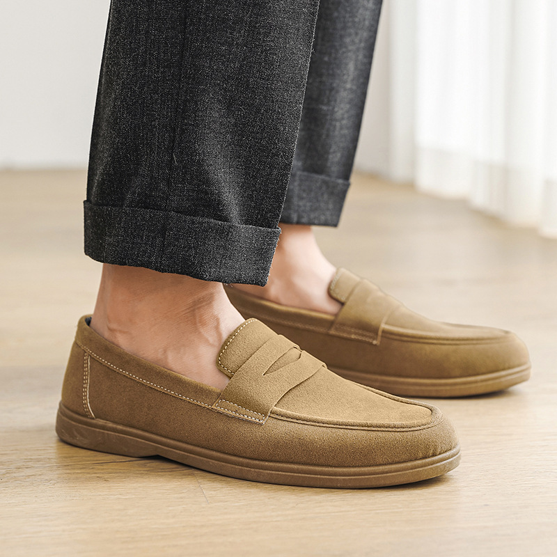 Minimalist Formalbusiness Leather Shoes With A Height-increasing Design