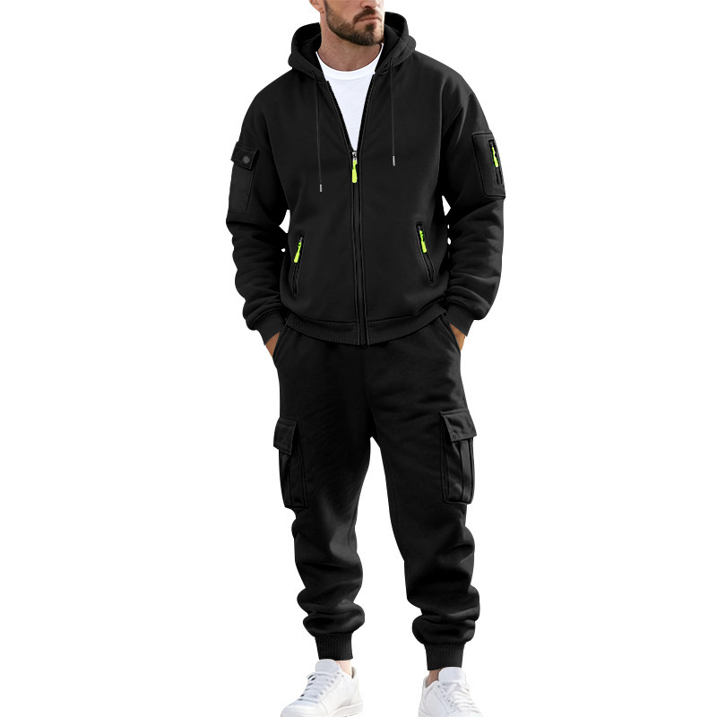 Mens Casual Sportswear Workwear Trendy Set
