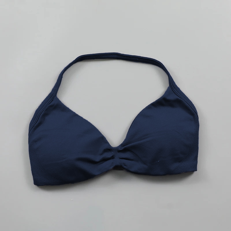 Womens High-intensity Halter Bra With Chest Pads