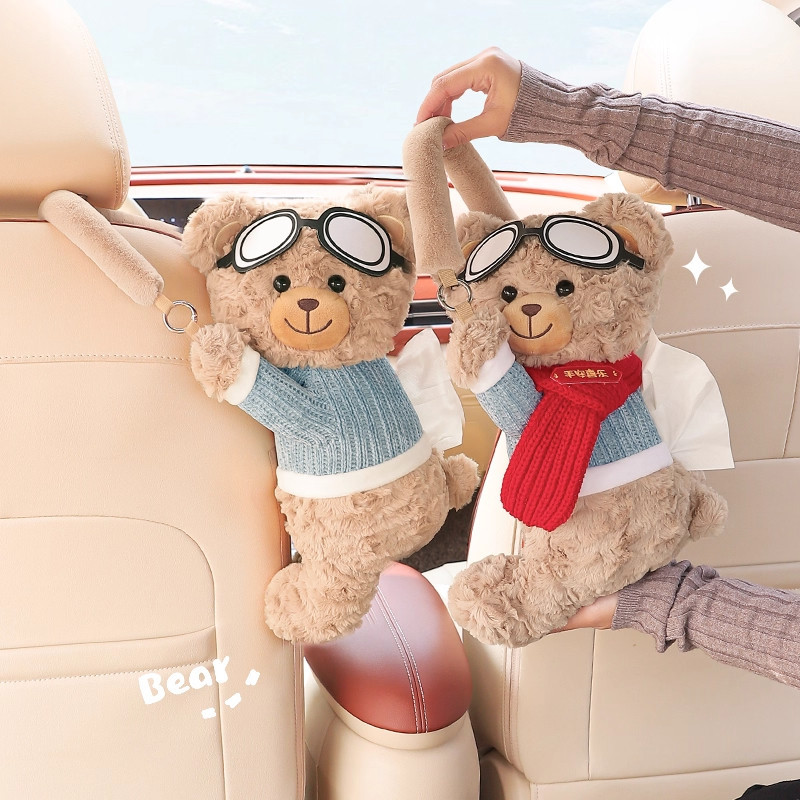 Creative Car Tissue Box Plush Toy 2
