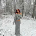 Gray Skirt W23J40690