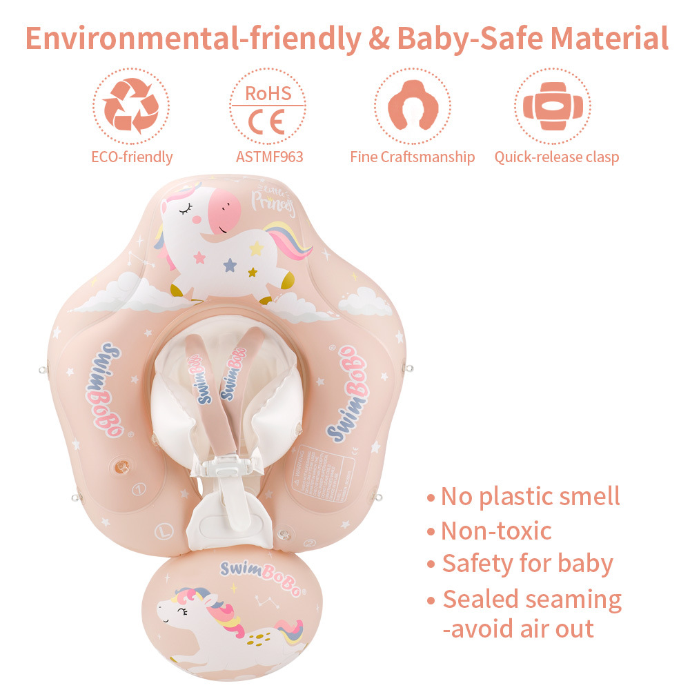 Title 6, Sun Protection Swimming Ring Non-slip Baby Buoy