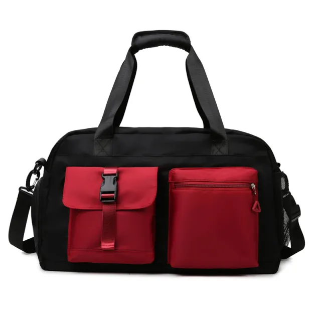 Large Capacity Travel Bag Short Business Trip Portable Red - Shop at LoveMi