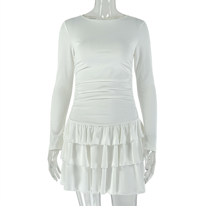 European And American Style Women's Dress White - Shop at LoveMi