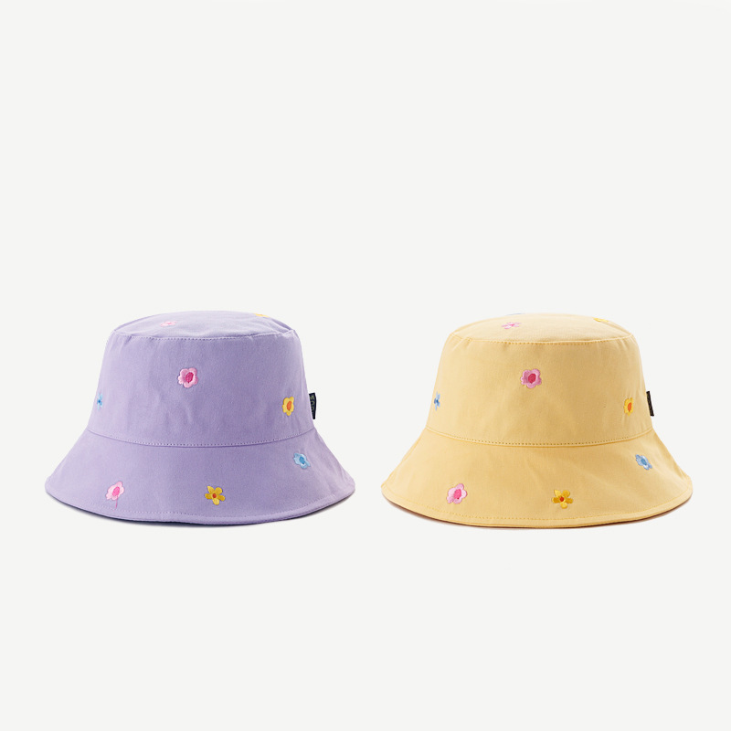 Title 11, Womens Flower Embroidered Sunshade Bucket Hat