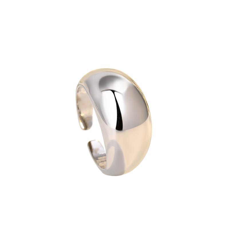 Silver Ring With Opening Women's Cold Wind Retro Minority Ring