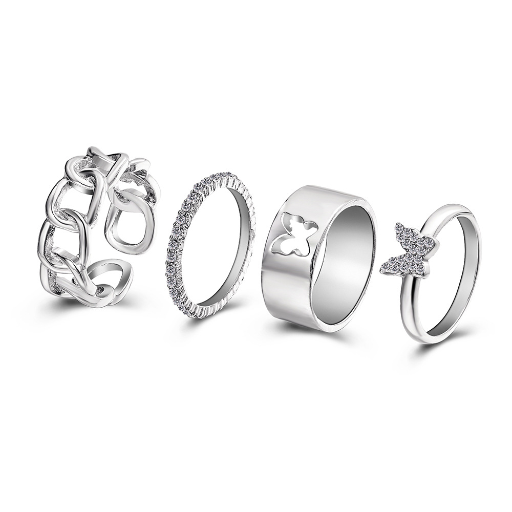 Elegant Women's Jewelry Dark Retro Spade Love Heart-shaped