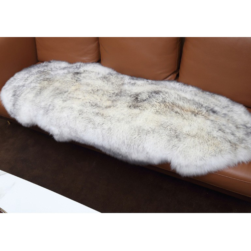Fur Sofa Cushion Bay Window Mat Living Room Bedroom