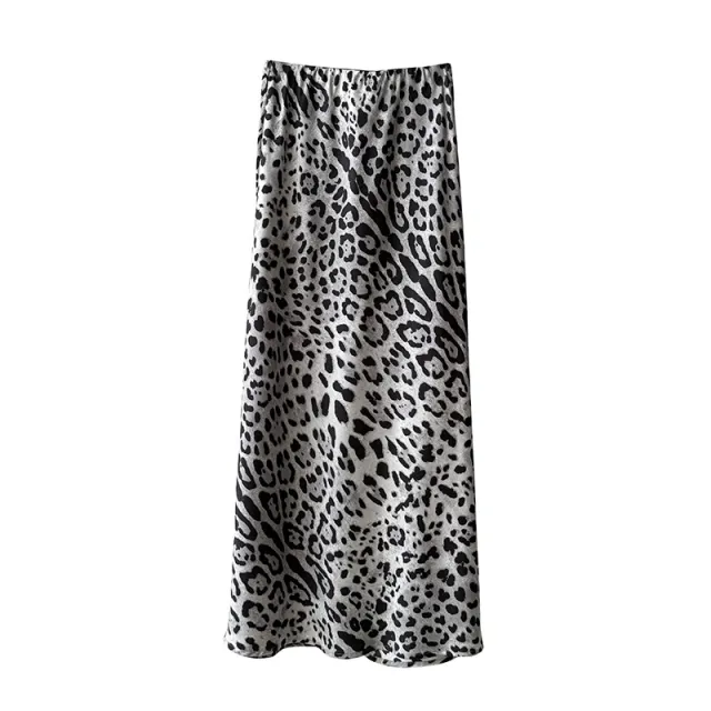 Light Luxury High grade Leopard Print Split Skirt Women's High Waist Slimming Leopard - Shop at LoveMi